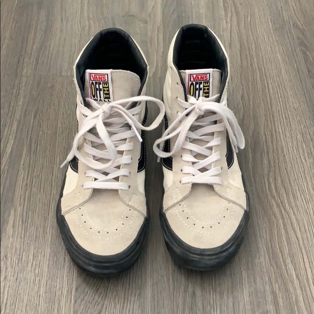 Vans Sk8-Hi Suede and Canvas Material